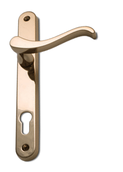 balmoral swan necked handle in hardex gold