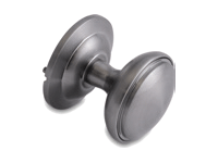 decorative door knob in hardex graphite