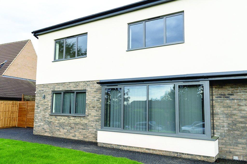 grey aluminium windows cobham