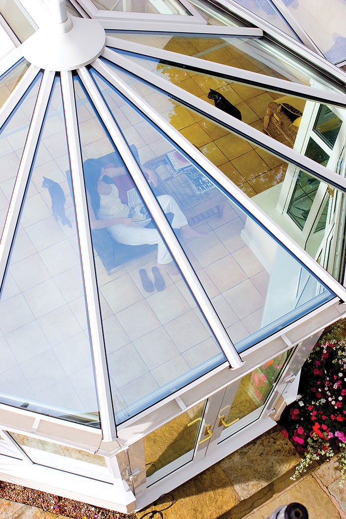 enhanced conservatory roofs from Adams Windows and Doors
