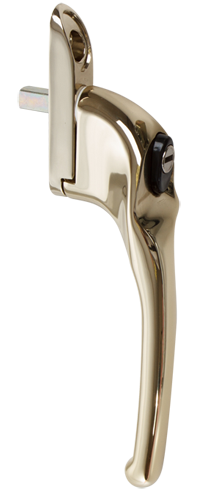 traditional hardex gold cranked handle from Choices Online