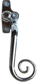 elegance bright chrome monkey tail handle from Choices Windows Online