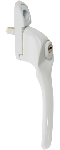 traditional white cranked handle- from Homecare Exteriors