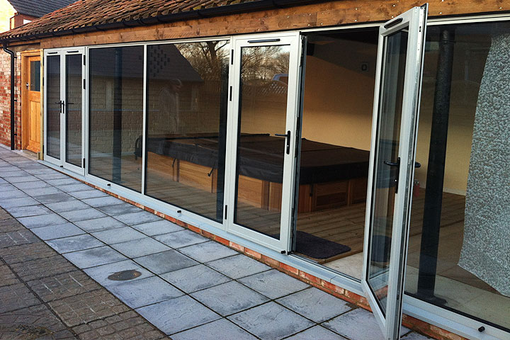 aluminium french doors lincoln