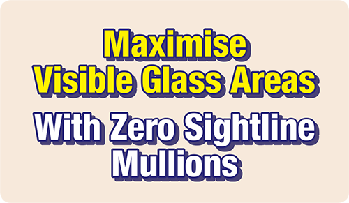 Zero Sightline Mullion